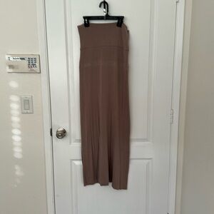 Tan American Dream Maxi Skirt